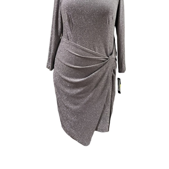NWT Grey betsy Adam 
Long Sleeve Dress size 20W - Picture 8 of 15